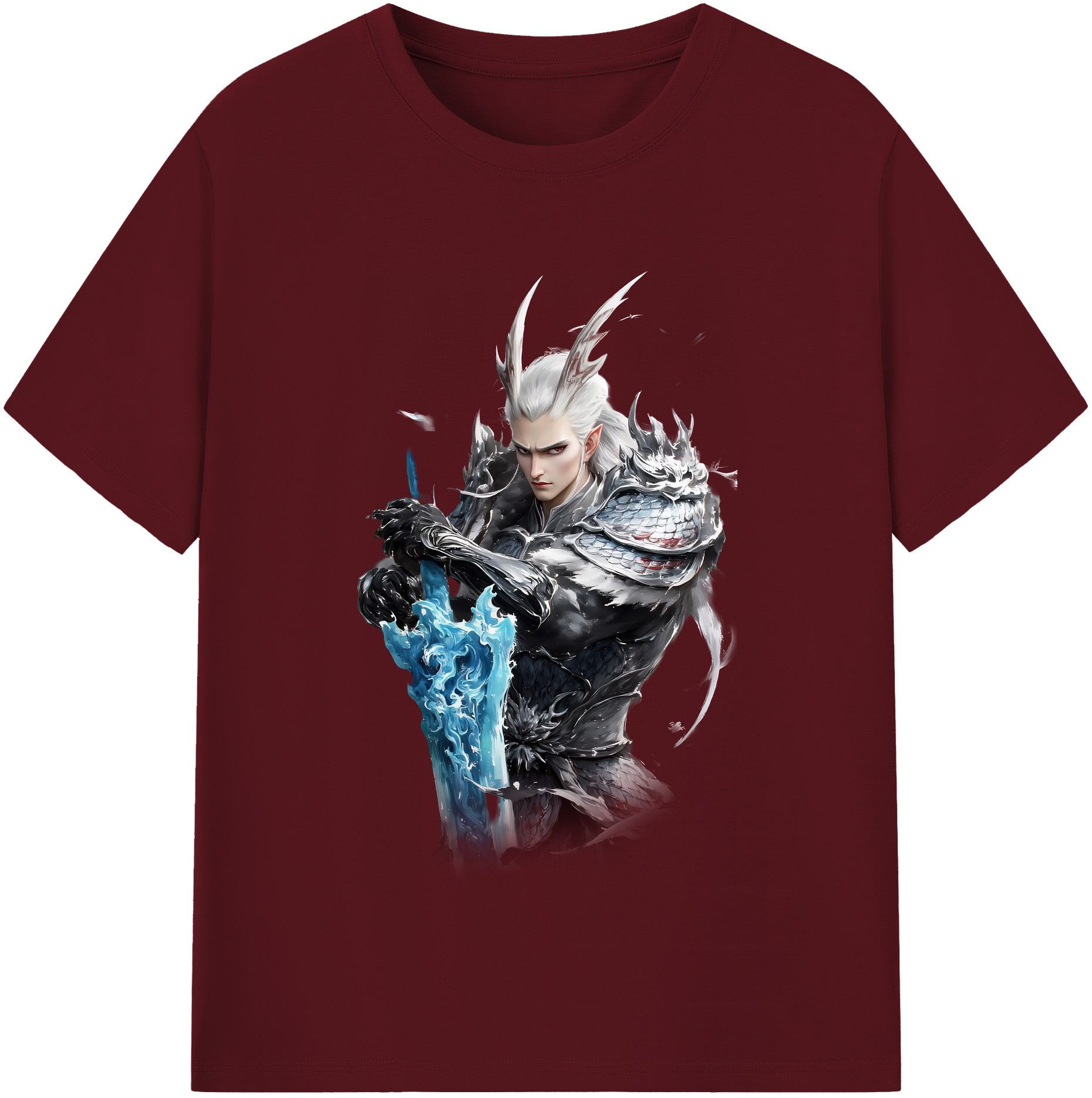 （画像用） Ne Zha 2 ナタ 魔童の大暴れ 綿100％半袖Tシャツ（フロントプリント）